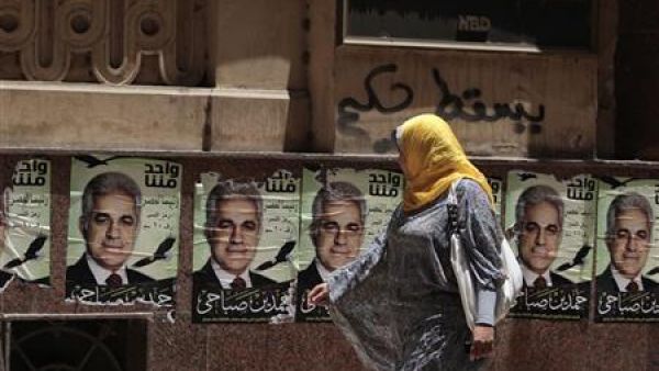 ملصقات انتخابية لحمدين صباحي 