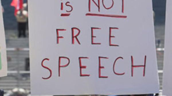 Just because it is free speech in America does not mean it is welcomed by others outside the States.