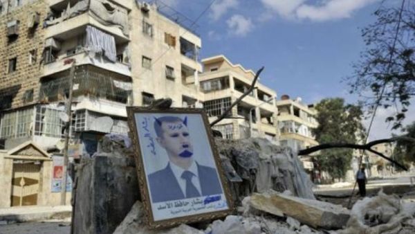 دمار اثر معارك عنيفة