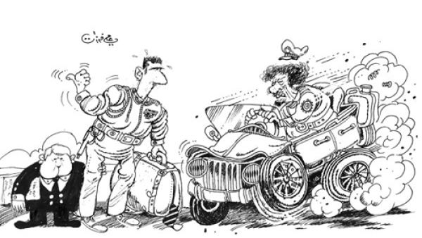 القذافي والاسد