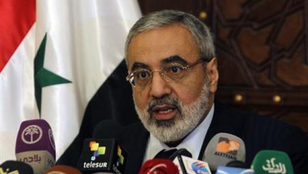 عمران الزعبي وزير الاعلام السوري
