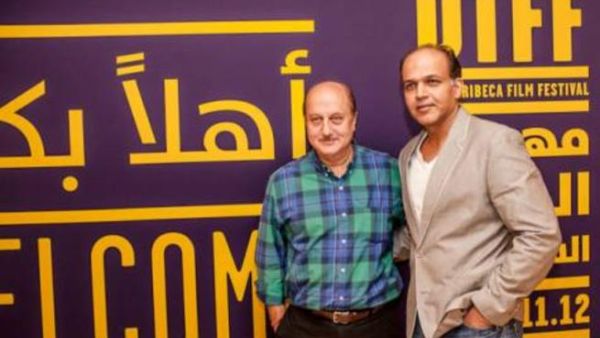 DTFF 2012: Anupam Kher (L) and Ashutosh Gowariker (R) at India Discussion press conference