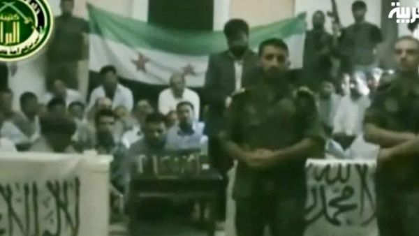 A still from the video released to Arabiya by the FSA.