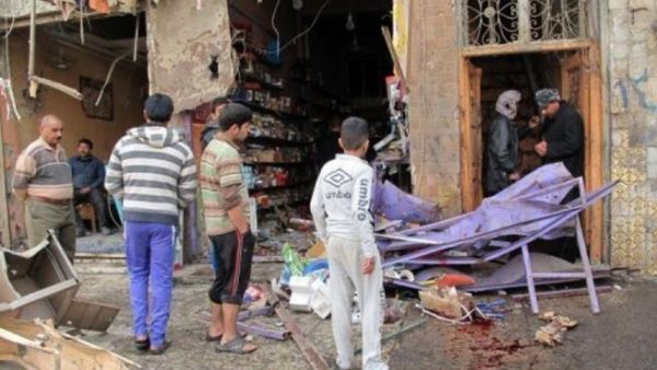 لدى وصول قوة من الشرطة للاسناد انفجرت عبوة ناسفة 