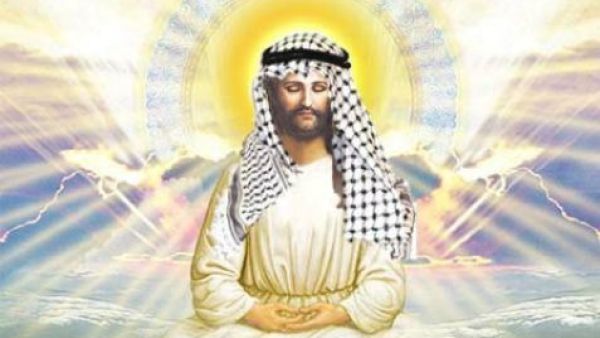 According to Palestinian President Mahmoud Abbas, Jesus was a Palestinian. (Image courtesy of jewishpress.com)