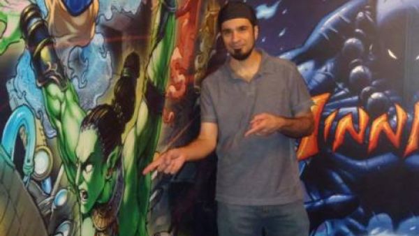 
Jinn mAster: Sohaib Awan, creator of Jinnrise, says his comic series combines Middle Eastern mythological stories with western fantasies.