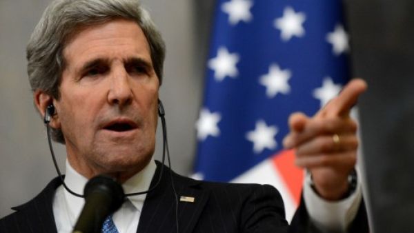 : US Secretary of State John Kerry speaks as the joint press conference with his Russian counterpart Sergei Lavrov in Moscow on May 7, 2013. (Photo: AFP / KIRILL KUDRYAVTSEV) 