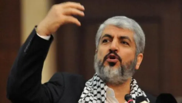 خالد مشعل رئيس المكتب السياسي لحركة المقاومة الاسلامية (حماس)