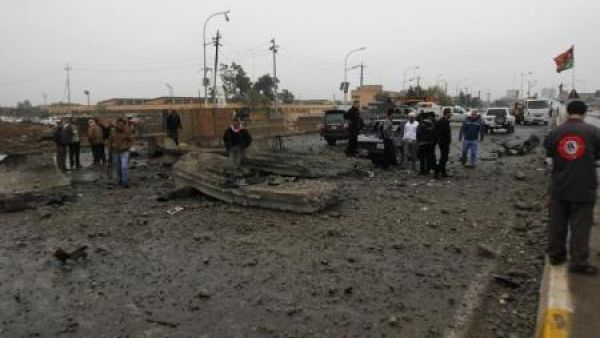 موقع تفجير انتحاري في كركوك شمالي بغداد يوم الخميس
