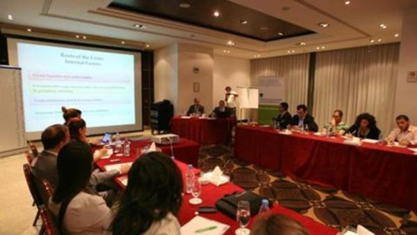 The event organized by the Lebanese Economic Association in Beirut, Tuesday, Oct. 30, 2012. (The Daily Star/Hasan Shaaban)) 