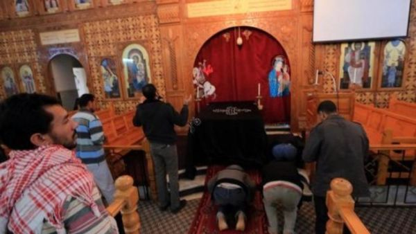 الاقلية المسيحية بليبيا مصدومة من الهجوم على كنيسة الدافنية  