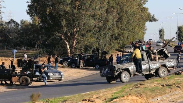 Libyan rebel groups have established checkpoints nationwide as they compete for power and territory control with other militias as well as the central government (Mahmud Turkia/AFP)