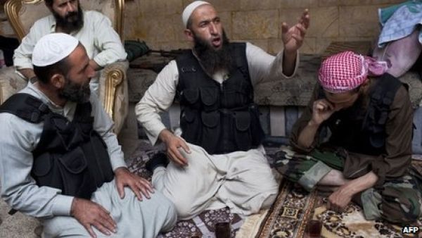 Syria opposition group Liwa al-Tawhid, led by Abdul Qadir al-Saleh and Abdul Aziz Salama, signed Saturday's statement rejecting the Geneva peace talks (Courtesy of BBC)