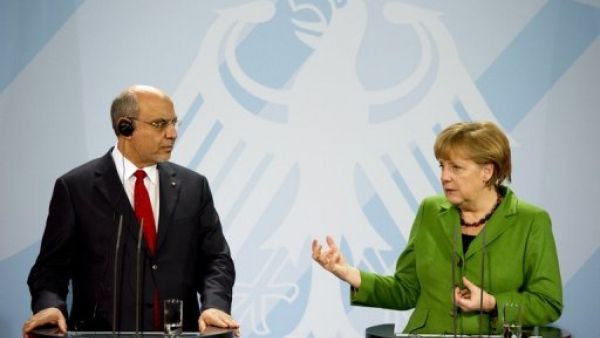  المستشارة الالمانية انغيلا ميركل ورئيس الوزراء التونسي حمادي الجبالي 