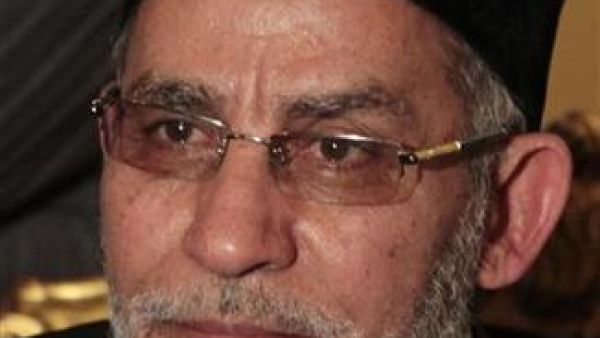 المرشد العام لجماعة الاخوان محمد بديع 
