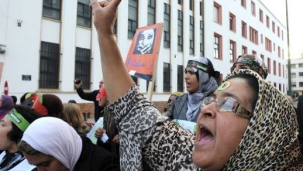 تظاهرة نسائية في المغرب