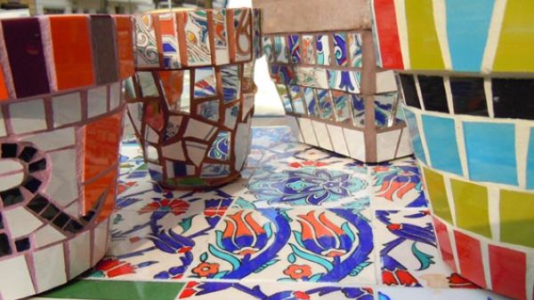 Spahi is currently planning a mosaic workshop at Darb 1718, which will start on 17 March. (Photo courtesy of Darb 1718)