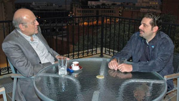 صورة ارشيفية تجمع الحريري وميقاتي