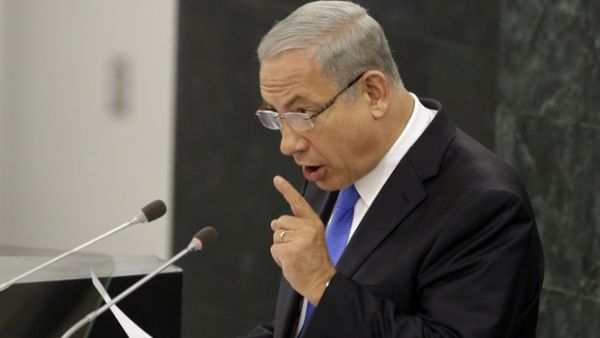 Netanyahu urged the international community Friday to continue sanctions against Iran and not to be tempted by Rouhani's recent diplomacy (Courtesy of Matthew Weaver/The Guardian)