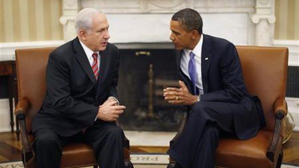 اوباما ونتانياهو خلال لقائهما في البيت الابيض عام 2010