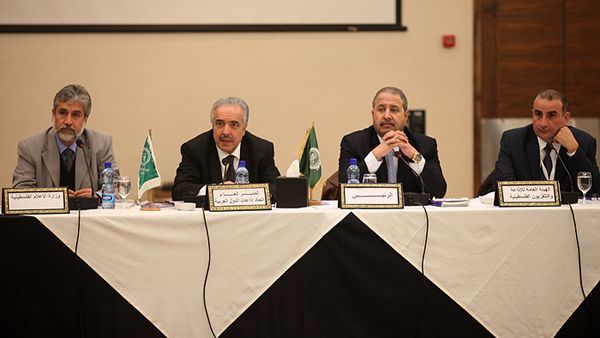 افتتاح أعمال مؤتمر اتحاد إذاعات الدول العربية في فلسطين 