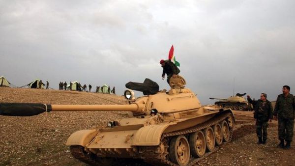 ISIS fighters are closer than ever to the Kurdish semi-autonomous region. (AFP/File)