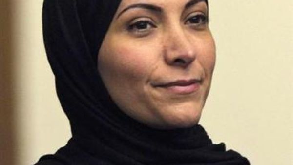 الأميرة مشاعل العيبان داخل قاعة المحكمة في سانتا آنا بولاية كاليفورنيا 