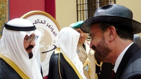 الحاخام روزين يلتقي العاهل السعودي الملك عبدالله بن عبدالعزيز