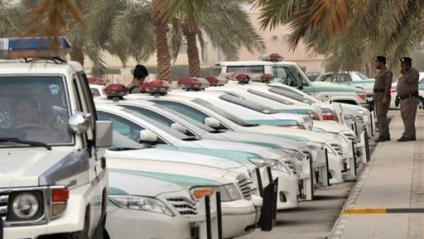 سيارات تابعة للشرطة السعودية