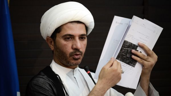 Sheikh Ali Salman, the leader of the al-Wefaq Shiite opposition party in Bahrain, has been arrested. (AFP/File)