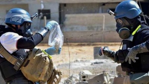 OPCW inspectors visited 21 of the 23 chemical production sites in October, but were unable to visit the Aleppo facility along with one other due to security concerns (Courtesy of BBC)