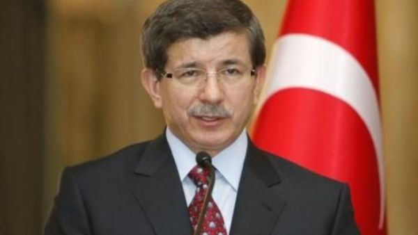 Turkey's foreign minister, Ahmet Davutoglu