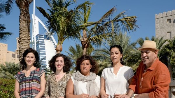Cherien Dabis (May in the Summer), Jinan Colter (Searching for Saris) and others at the DIFF 2013. (Image: Arabian Gazette)