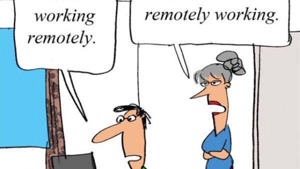 44 per cent work of employees work remotely for half the week or more (Photo Credit: Shutterstock). 