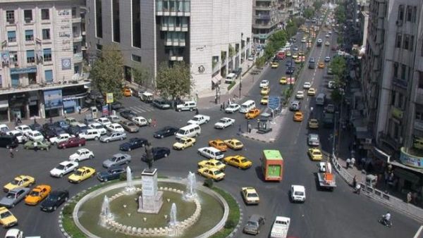 Yousef al-Azma Square in central Damascus.