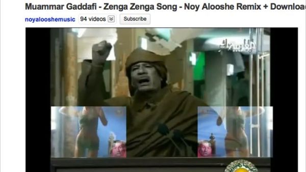 Zenga Zenga is a catchy hit spoofing some rather sinister threats to Libyan citizens. Entertainment comes in all topics nowadays.