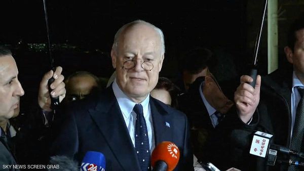 تأتي تصريحات دي ميستورا بعد أيام عدة من محادثات غير مثمرة هدفت إلى بدء مفاوضات غير مباشرة
