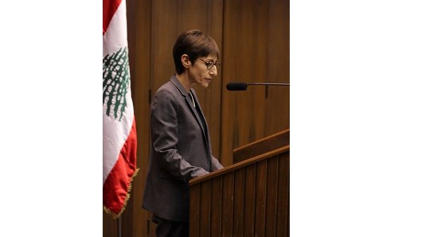 ميراي جرار تتحدث خلال حفل الإفتتاح.