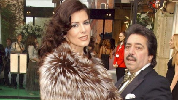 Christina with her ex-husband Sheikh Walid Juffali. (The Times UK)