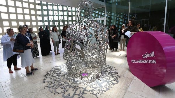 The ‘Art Trail’ tours are held once a month, on Saturdays, at different locations across Education City.