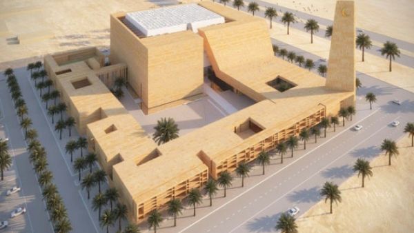 An aerial view of the new Al-Jabri Mosque in Hail as per the design of Rome-based firm Schiattarella Associati. (Photos: Design MENA)