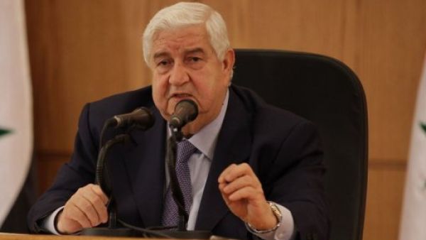 وزير الخارجية السوري وليد المعلم
