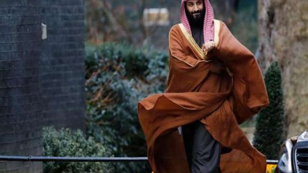Saudi Arabia's Crown Prince Mohammed bin Salman in central London (AFP/File Photo)