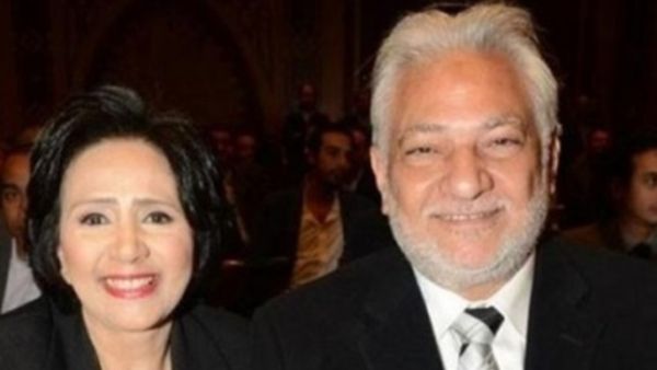 الفنانة المعتزلة نادية فهمي وطليقها سامح الصريطي
