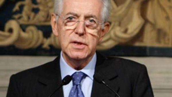 ماريو مونتي رئيس الوزراء الايطالي