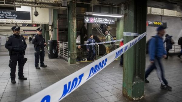 The explosion occurred in a heavily-trafficked underground walkway in the middle of the morning rush hour (AFP)