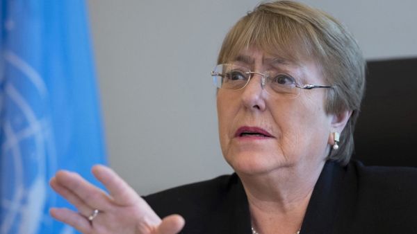 المفوضة السامية لحقوق الانسان بالامم المتحدة ميشيل باشليه
