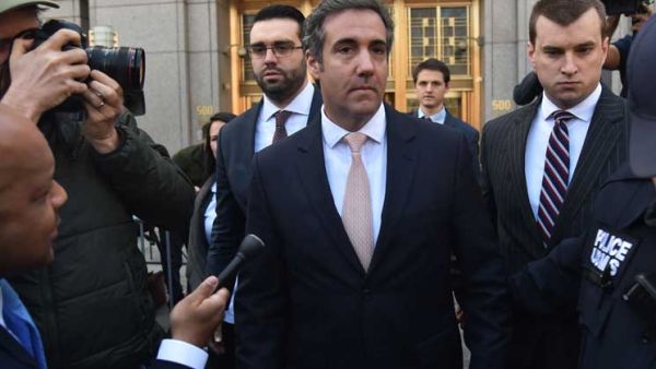  مايكل كوهين المحامي الشخصي للرئيس الأمريكي دونالد ترامب 