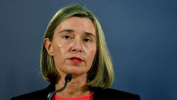 المفوضة العليا للشؤون الخارجية والأمن في الاتحاد الأوروبي فيديريكا موغيريني