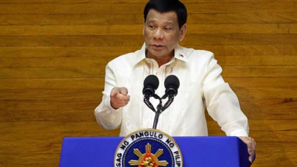الرئيس الفلبيني، رودريغو دوتيرتي